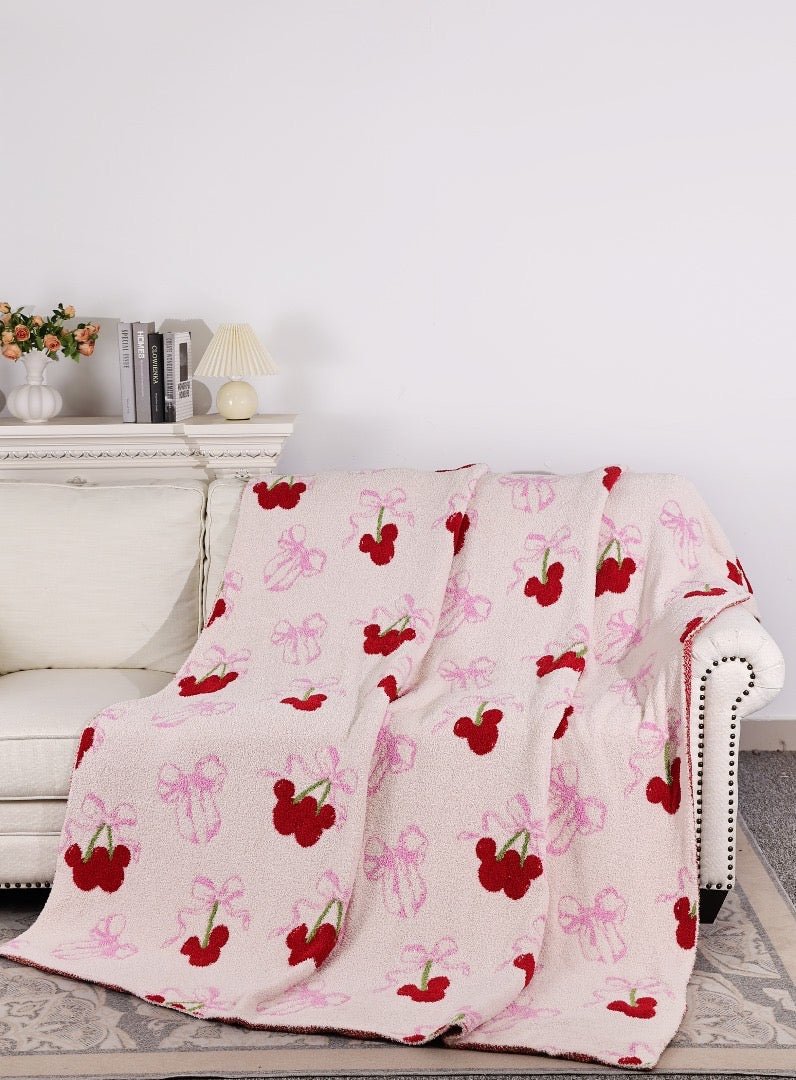 Cherries Snuggle Blanket - scoots