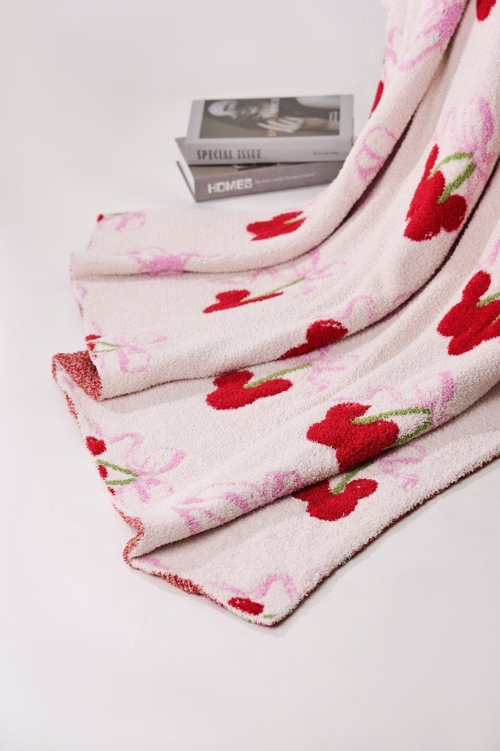 Cherries Snuggle Blanket - scoots