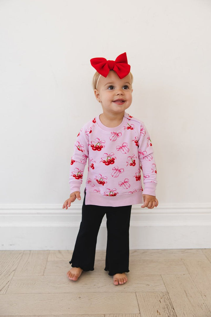 Cherries Terry Sweater - scoots