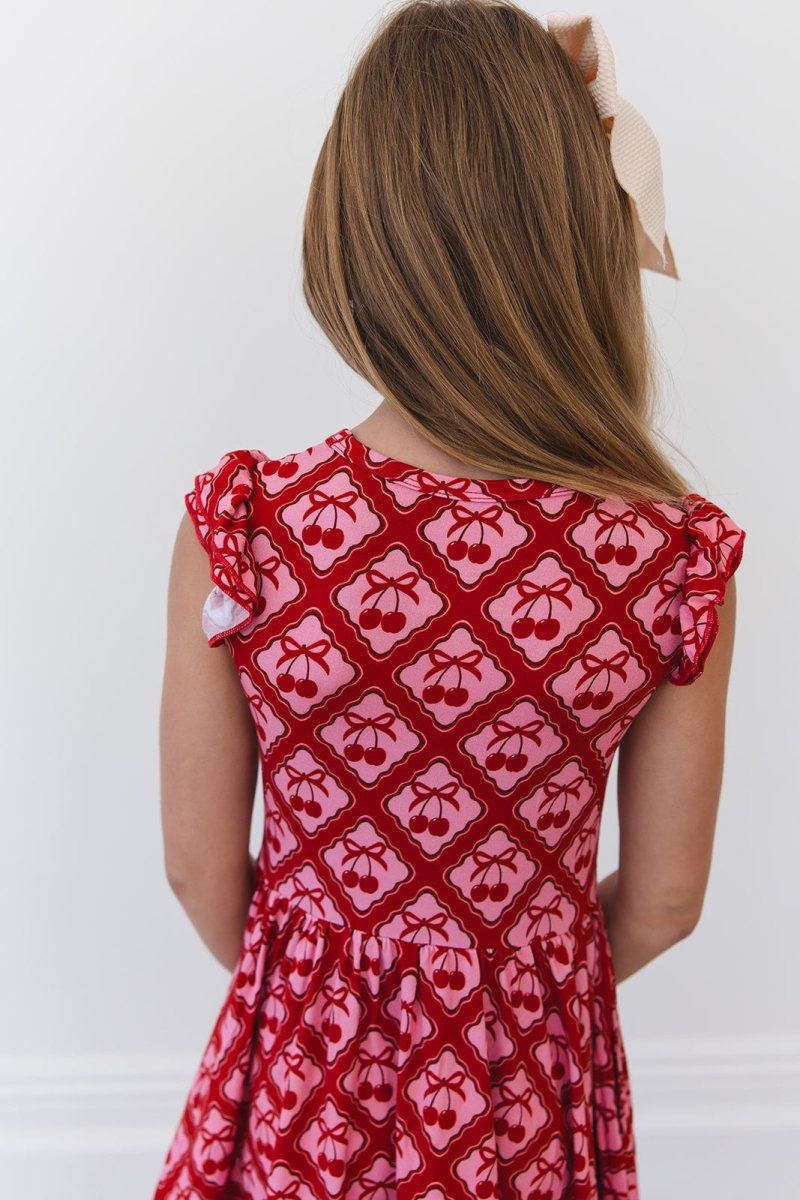 Cherry Kisses Twirl Dress - scoots