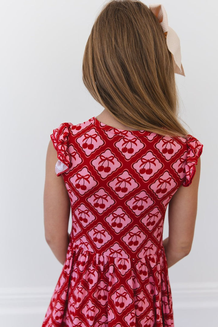 Cherry Kisses Twirl Dress - scoots