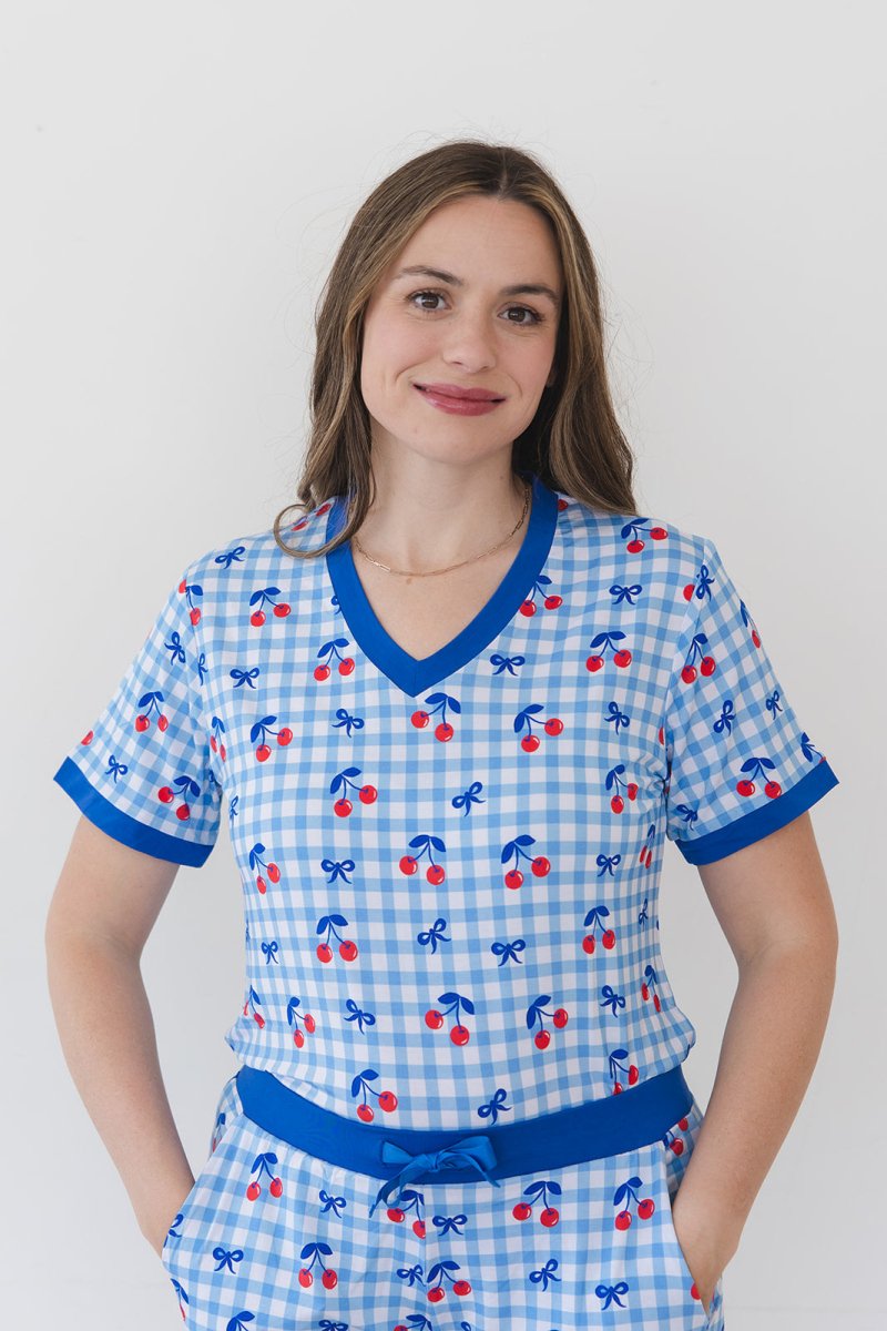Cherry on Top Women's Pajama Top - scoots