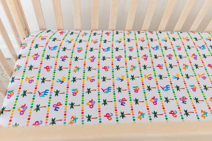 Chicka Chicka Boom Boom™ Crib Sheet - scoots