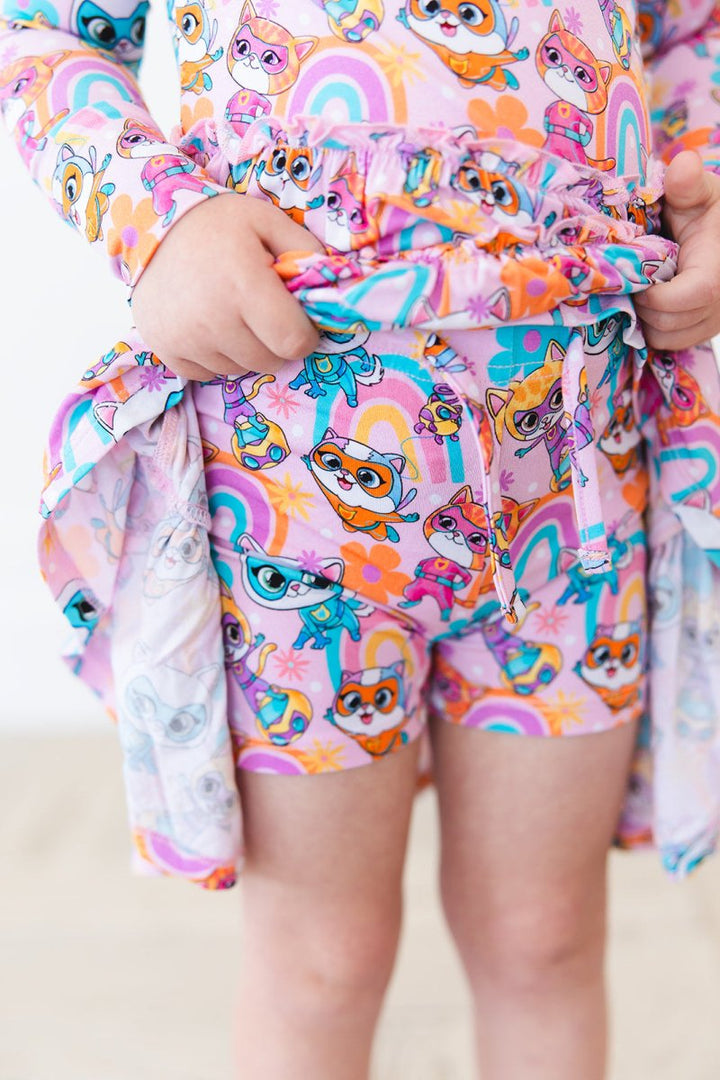 Claws Out Flutter Dress & Shorts - scoots