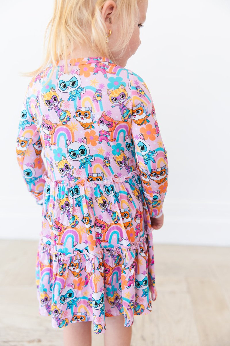 Claws Out Flutter Dress & Shorts - scoots
