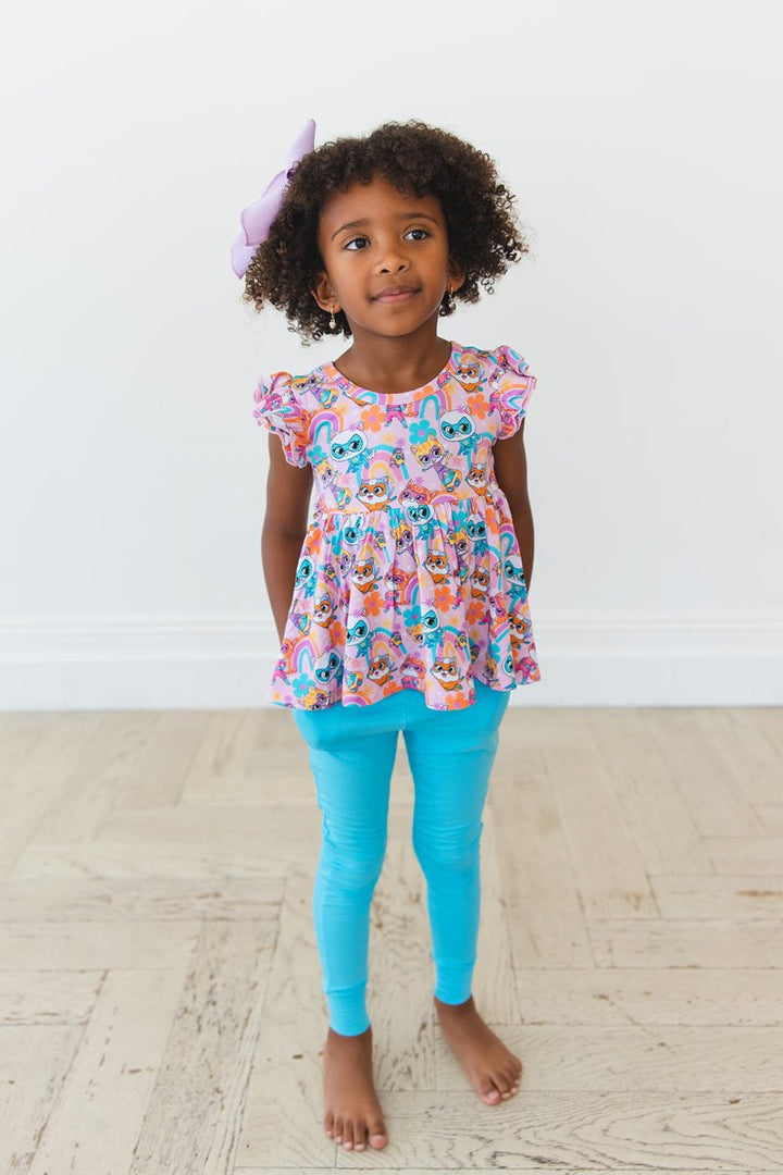 Claws Out Peplum Leggings Set - scoots