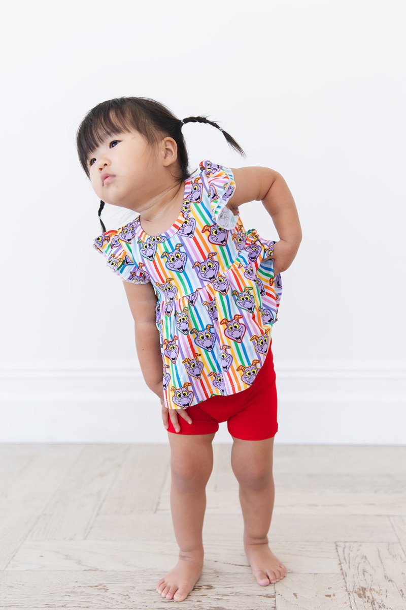 Figment Peplum Biker Shorts Set - scoots