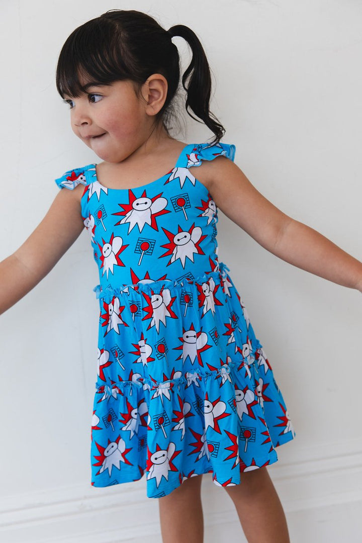 Fist Bump Flutter Dress & Shorts - scoots