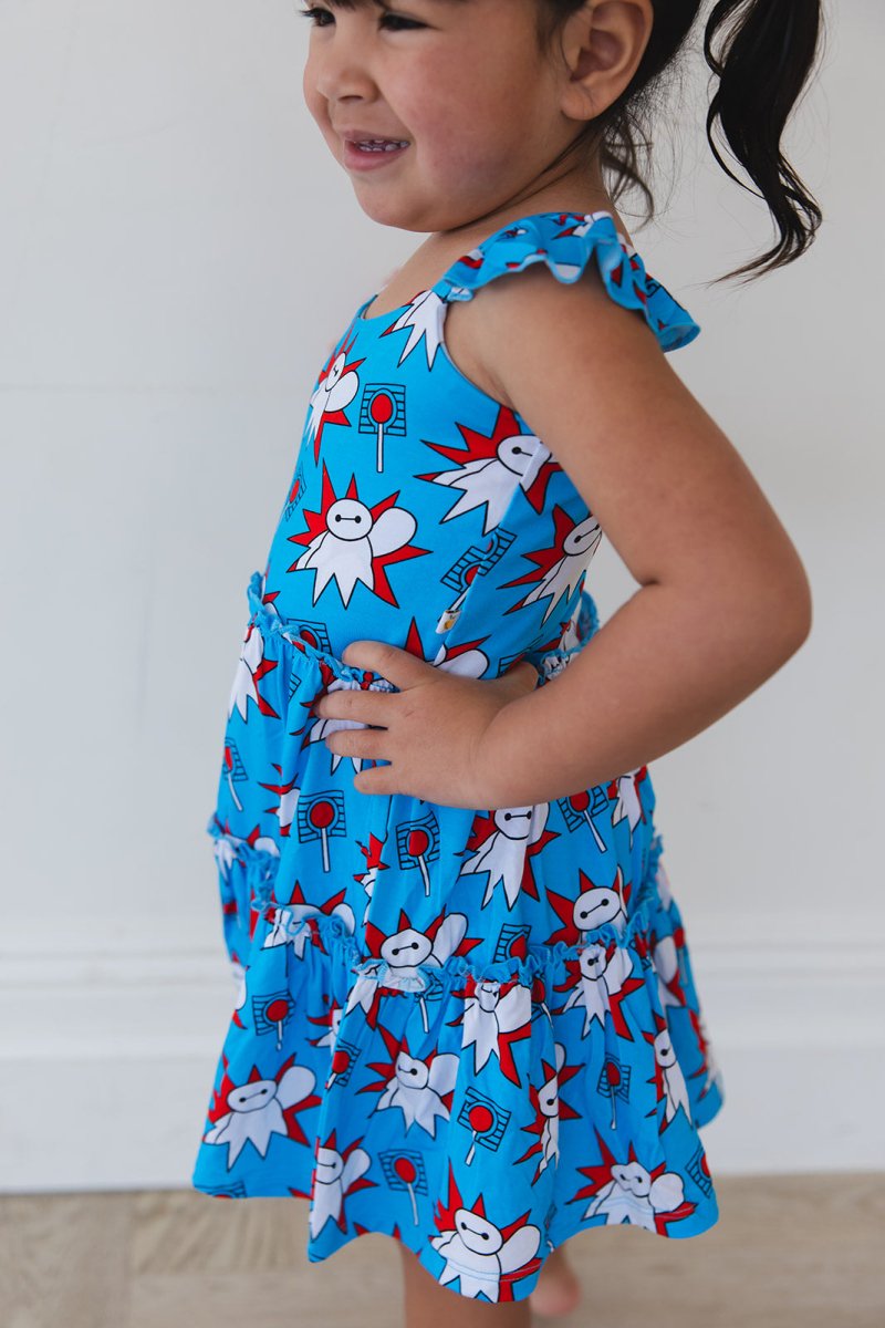Fist Bump Flutter Dress & Shorts - scoots