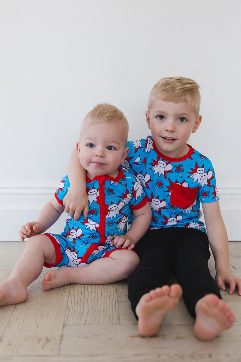 Fist Bump Short Romper - scoots