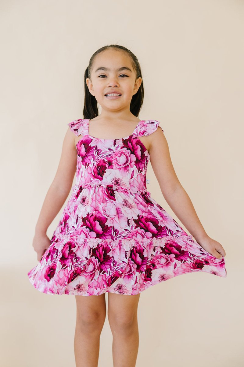 Fleur Flutter Dress (With Shorts) (PREVIEW - DROPS 3/27) - scoots