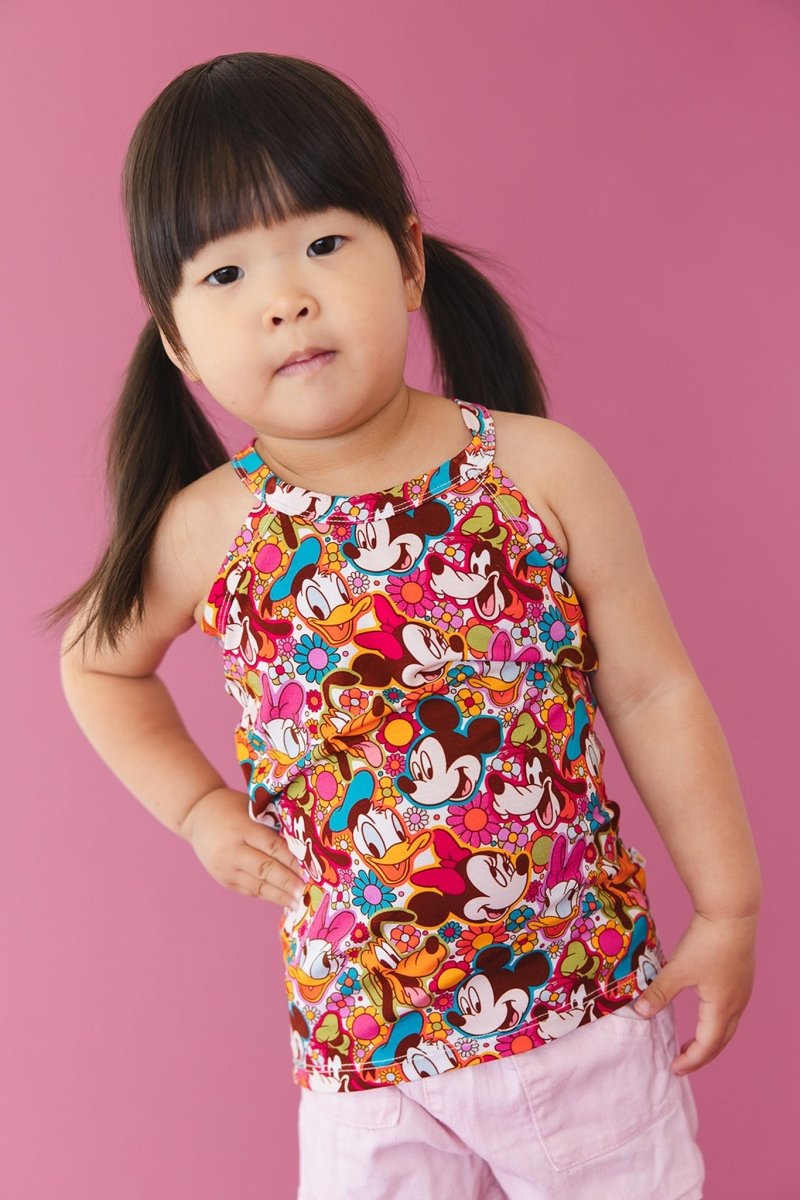 Flower Power Halter Tank Top - scoots
