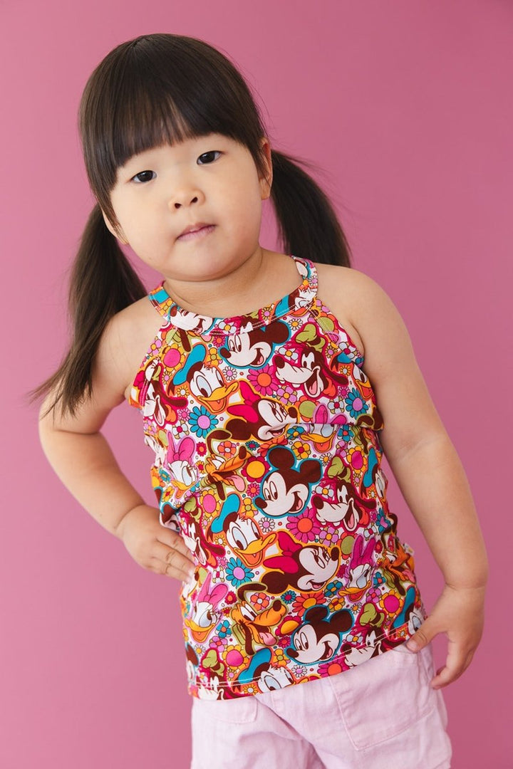Flower Power Halter Tank Top - scoots