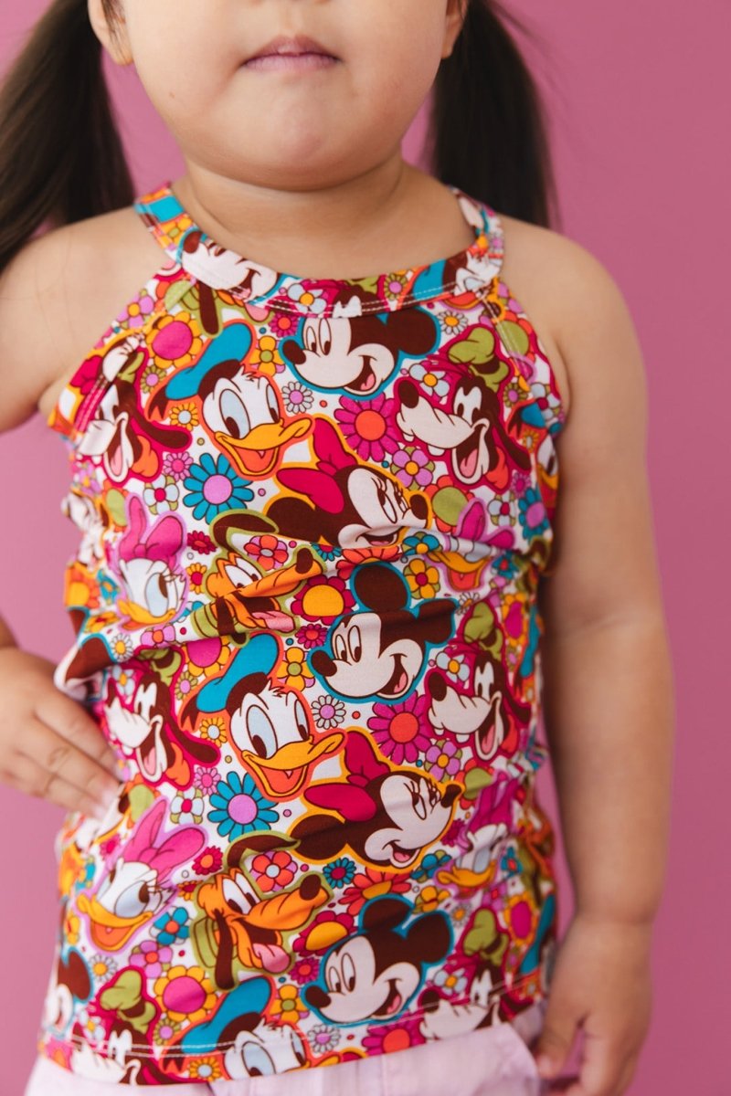 Flower Power Halter Tank Top - scoots