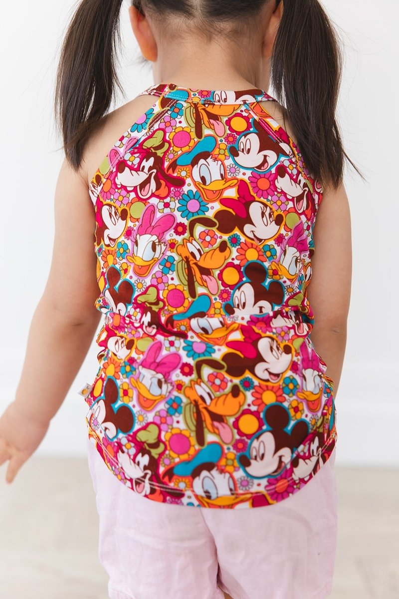 Flower Power Halter Tank Top - scoots