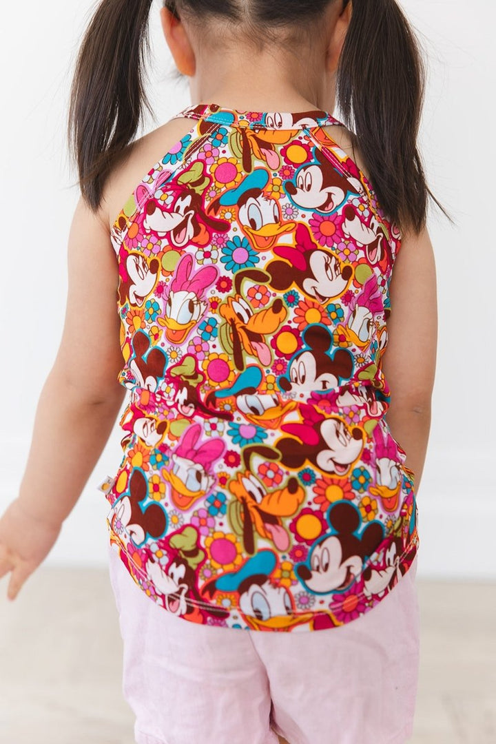 Flower Power Halter Tank Top - scoots