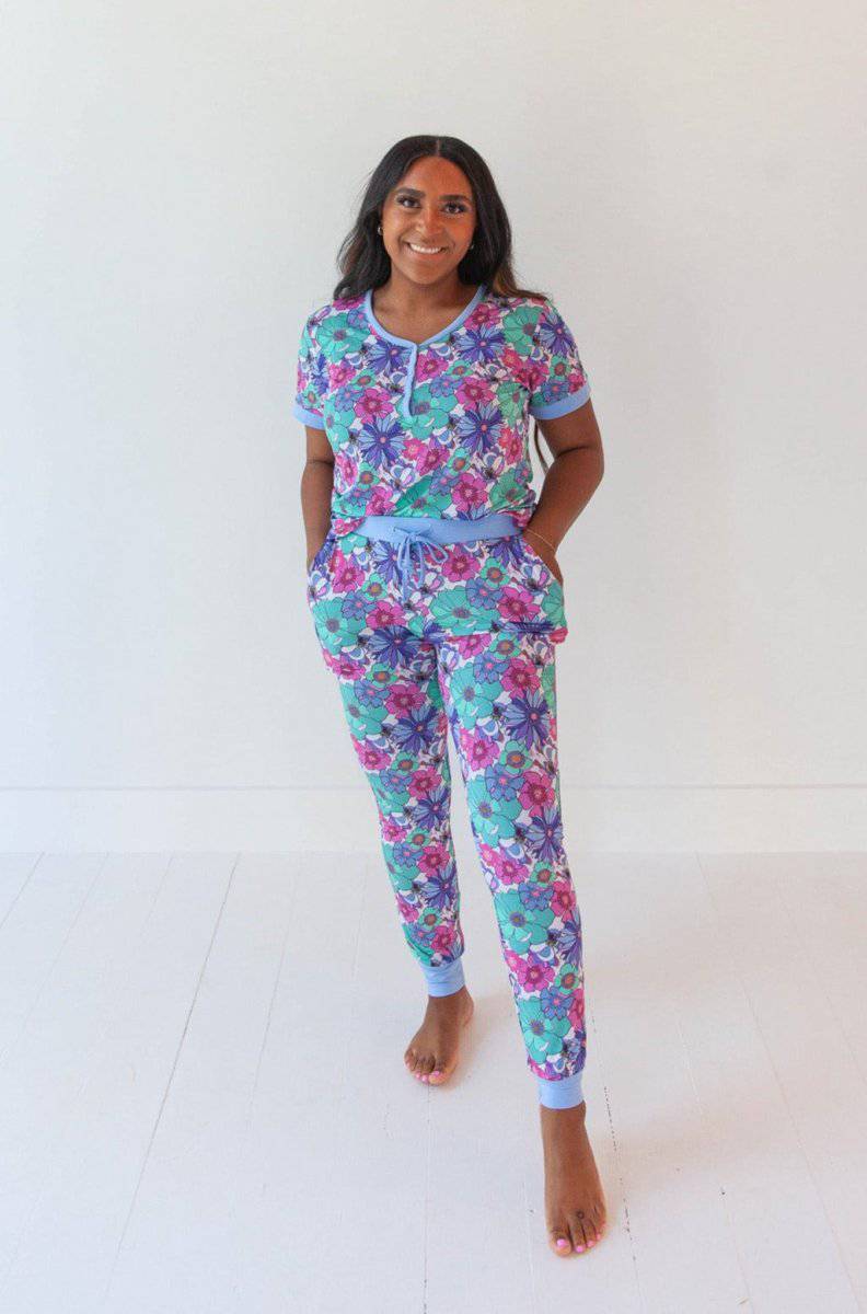 Flower Power Mama Jammies - scoots
