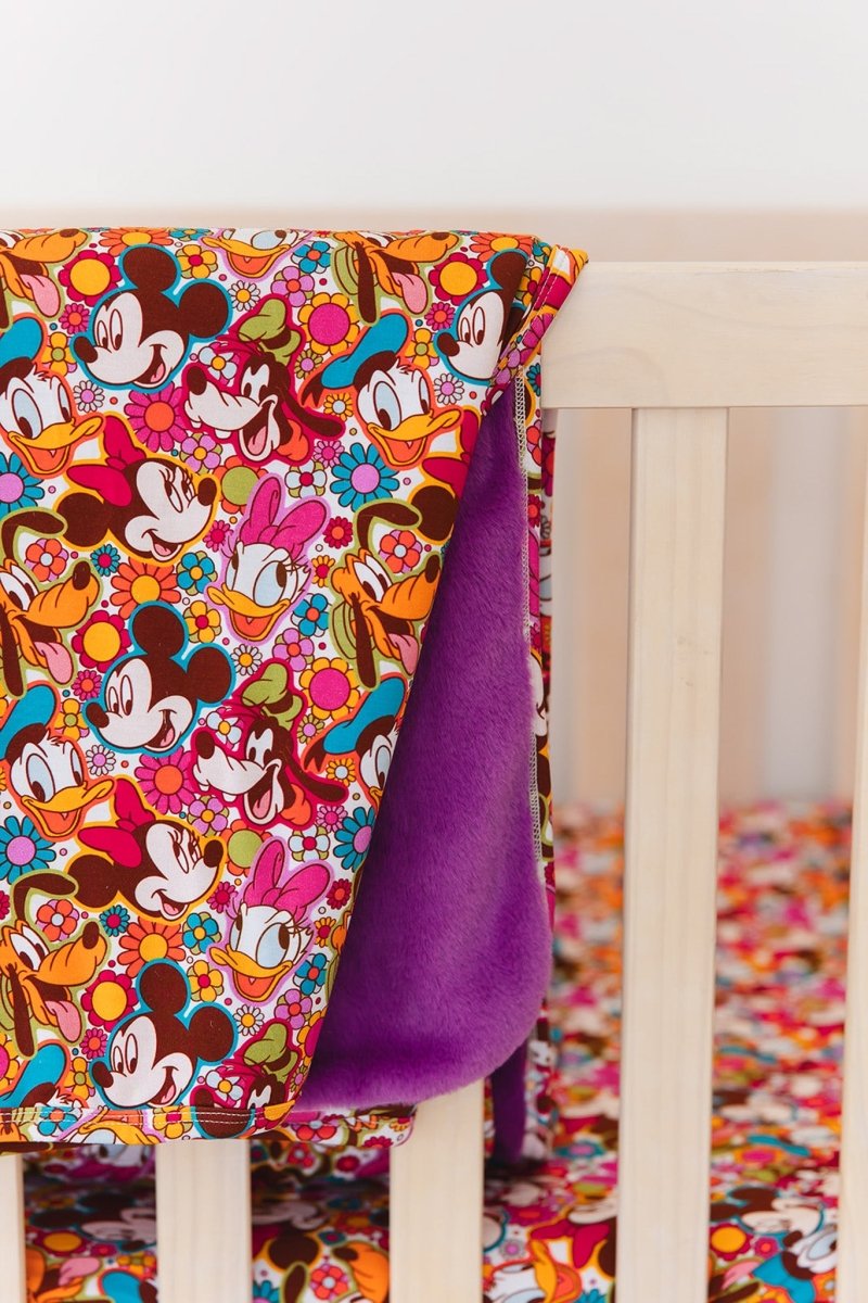 Flower Power Plush Blanket - scoots