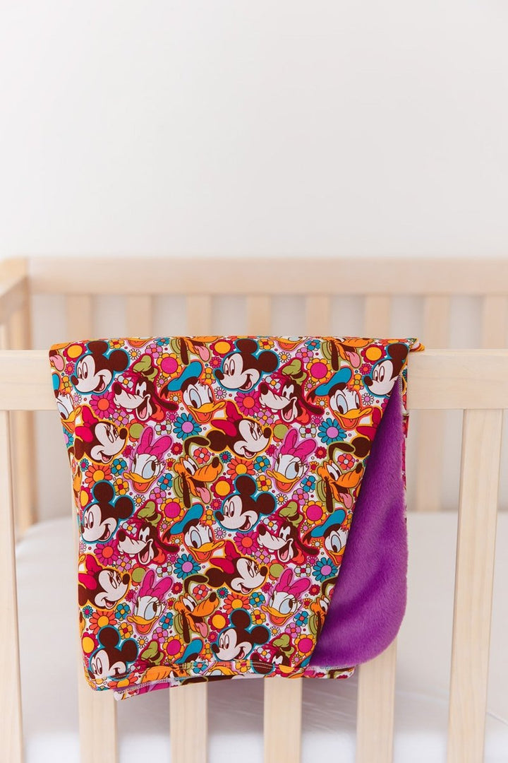Flower Power Plush Blanket - scoots