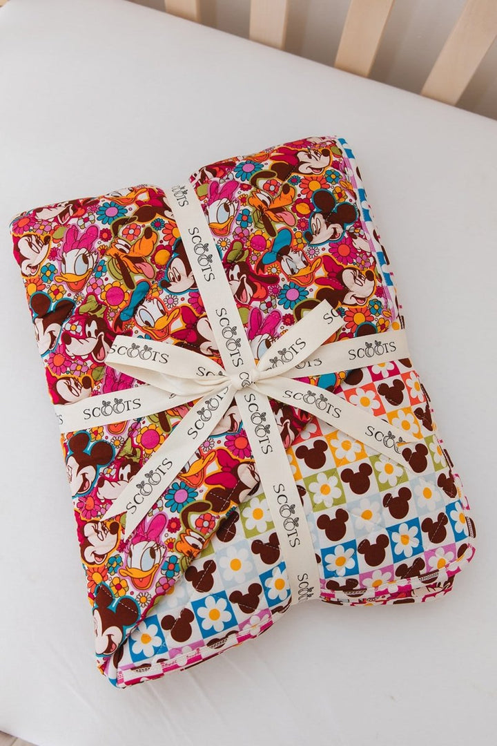 Flower Power Quilted Blanket - scoots