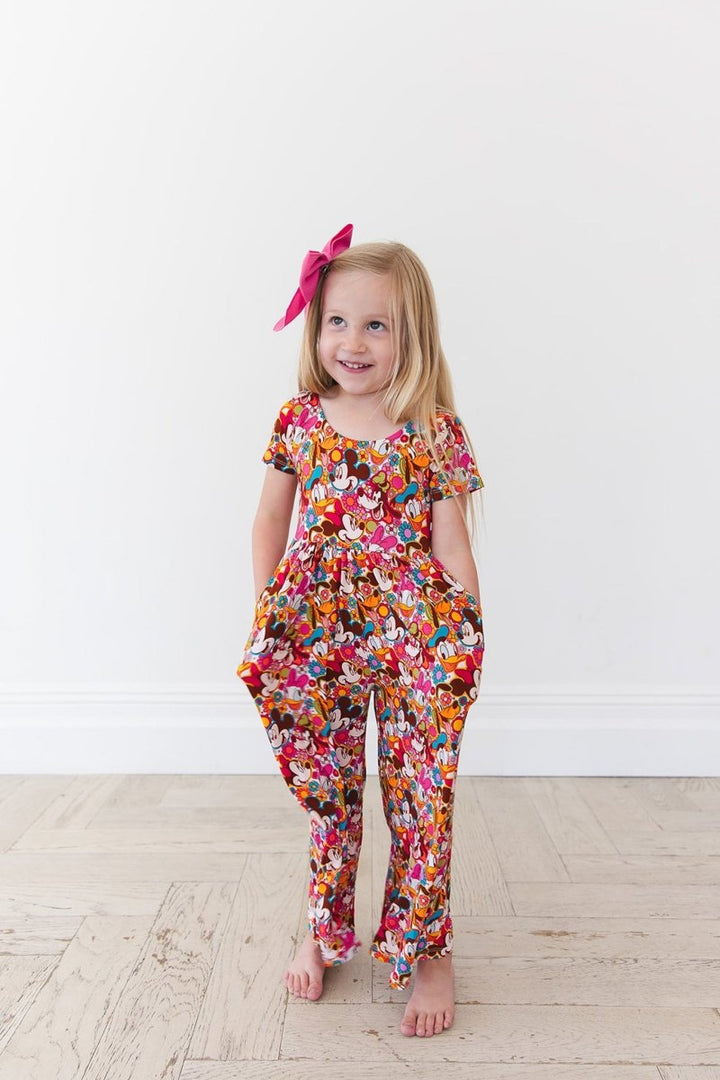 Flower Power Wide Leg Romper - scoots