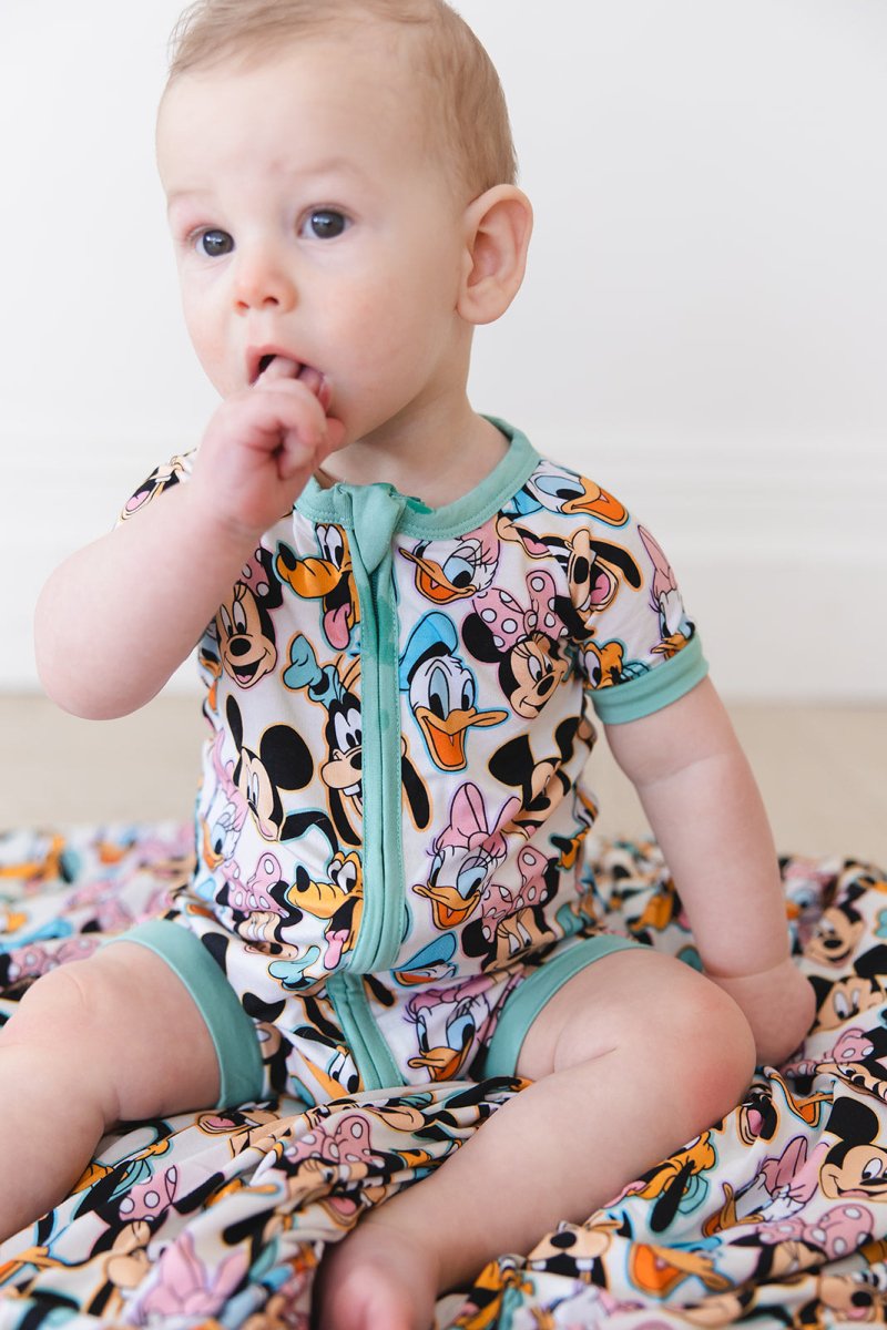 Funhouse Friends Short Romper - scoots