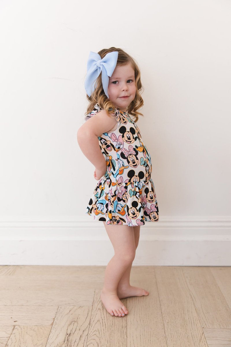 Funhouse Friends Twirl Bodysuit Dress - scoots