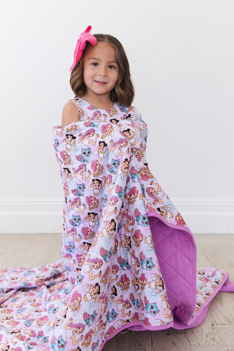 Golden Quilted Blanket - scoots