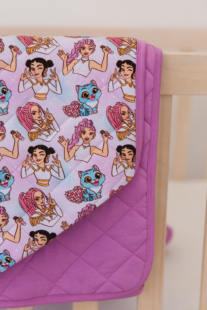 Golden Quilted Blanket - scoots