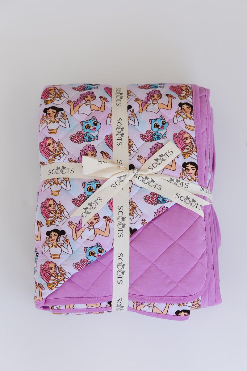 Golden Quilted Blanket - scoots
