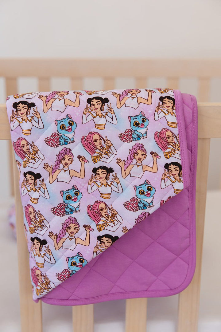 Golden Quilted Blanket - scoots