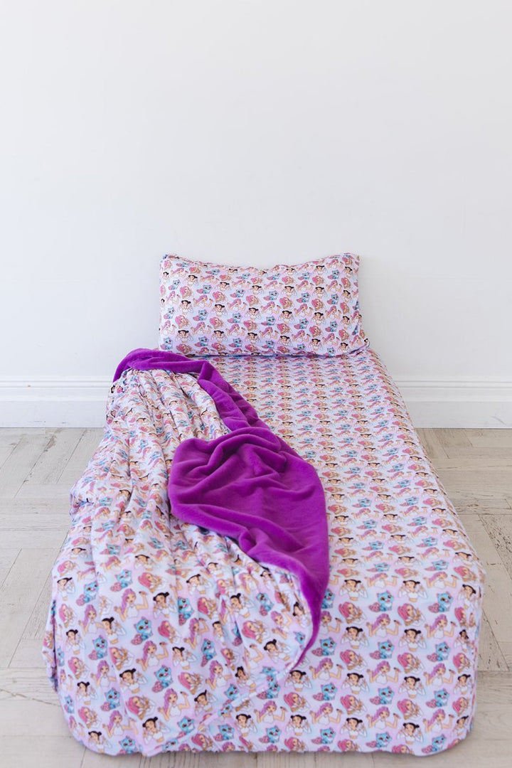 Golden Twin Sheet + Pillowcase - scoots