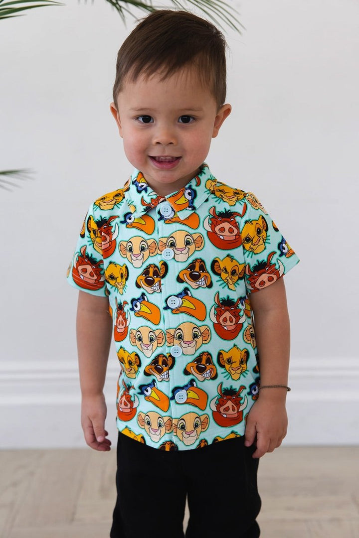 Hakuna Matata Button - Up Shirt - scoots