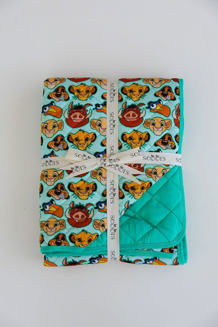 Hakuna Matata Quilted Blanket - scoots