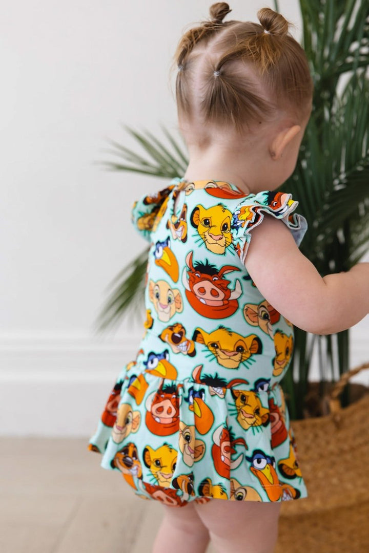 Hakuna Matata Twirl Bodysuit Dress - scoots