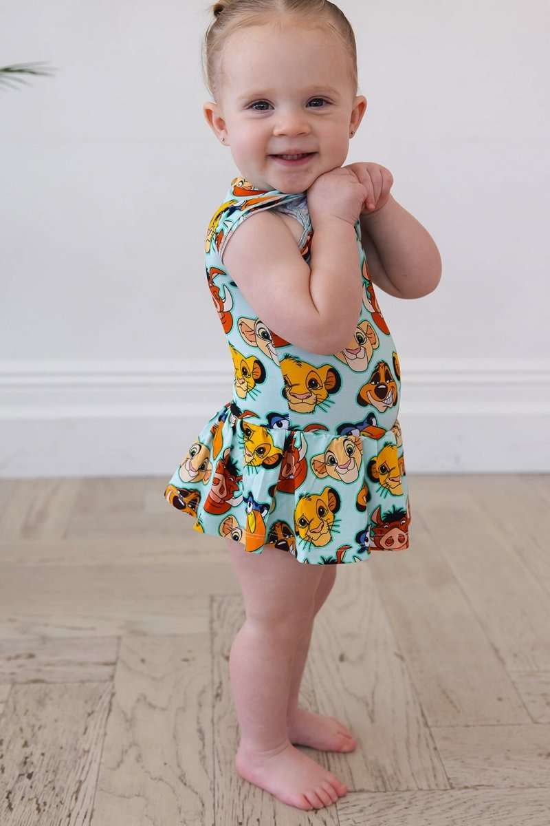 Hakuna Matata Twirl Bodysuit Dress - scoots