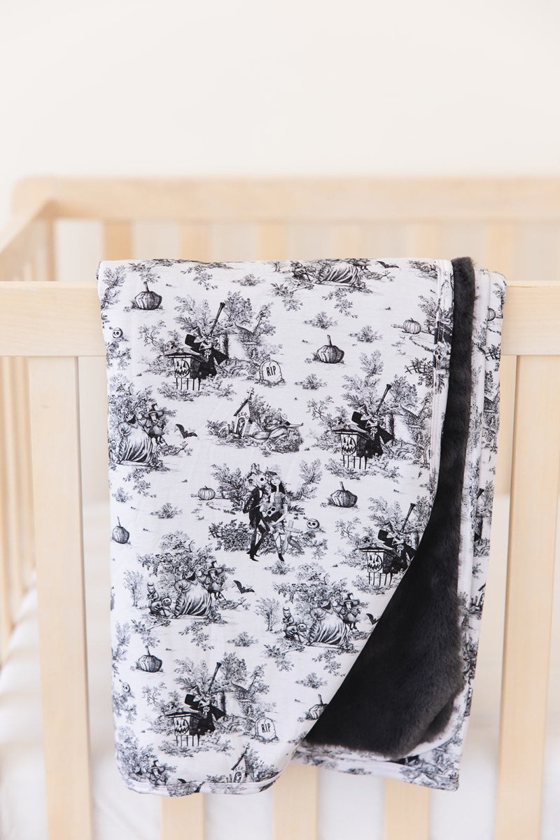 Halloween Town Plush Blanket - scoots