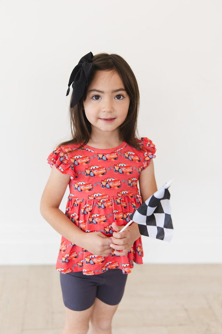 I Am Speed Peplum Biker Shorts Set - scoots