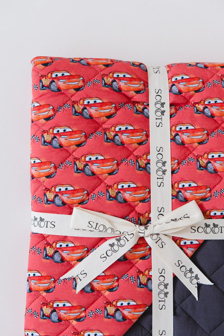 I Am Speed Quilted Blanket - scoots