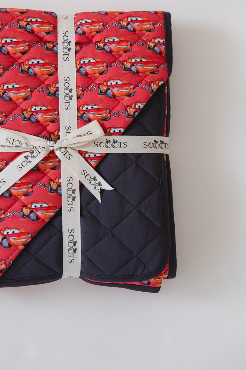 I Am Speed Quilted Blanket - scoots