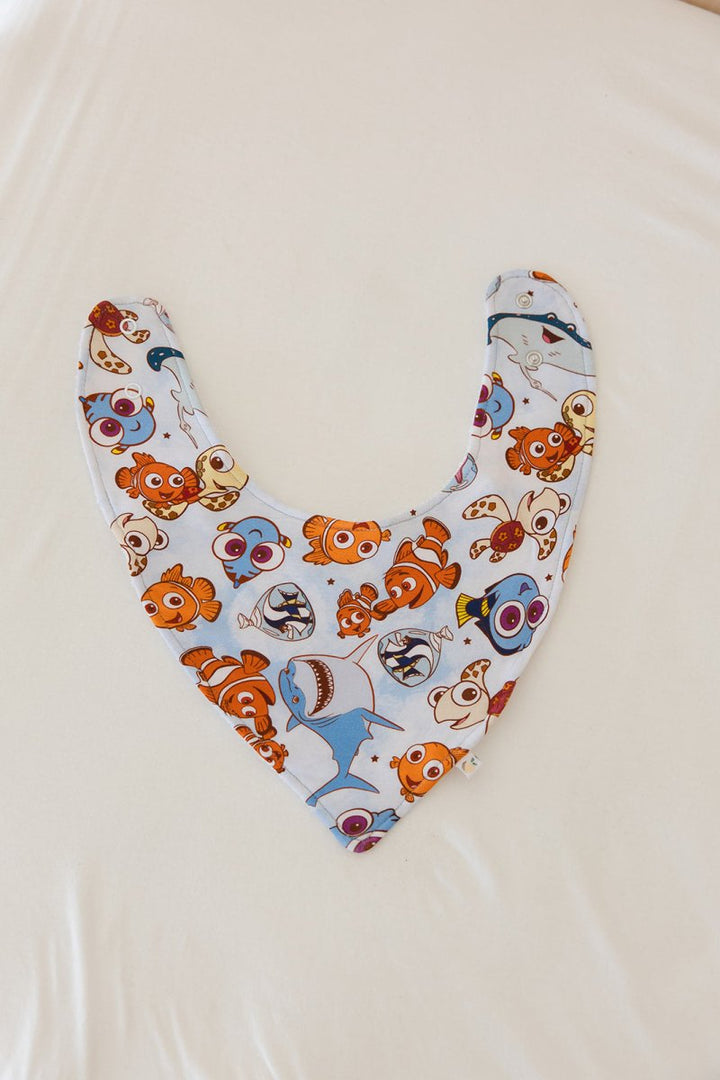 Just Keep Swimming Bib - scoots