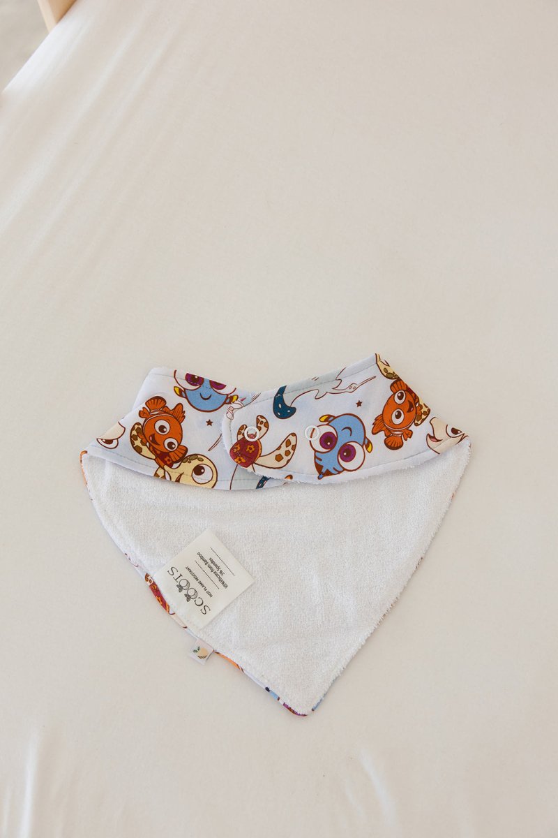 Just Keep Swimming Bib - scoots