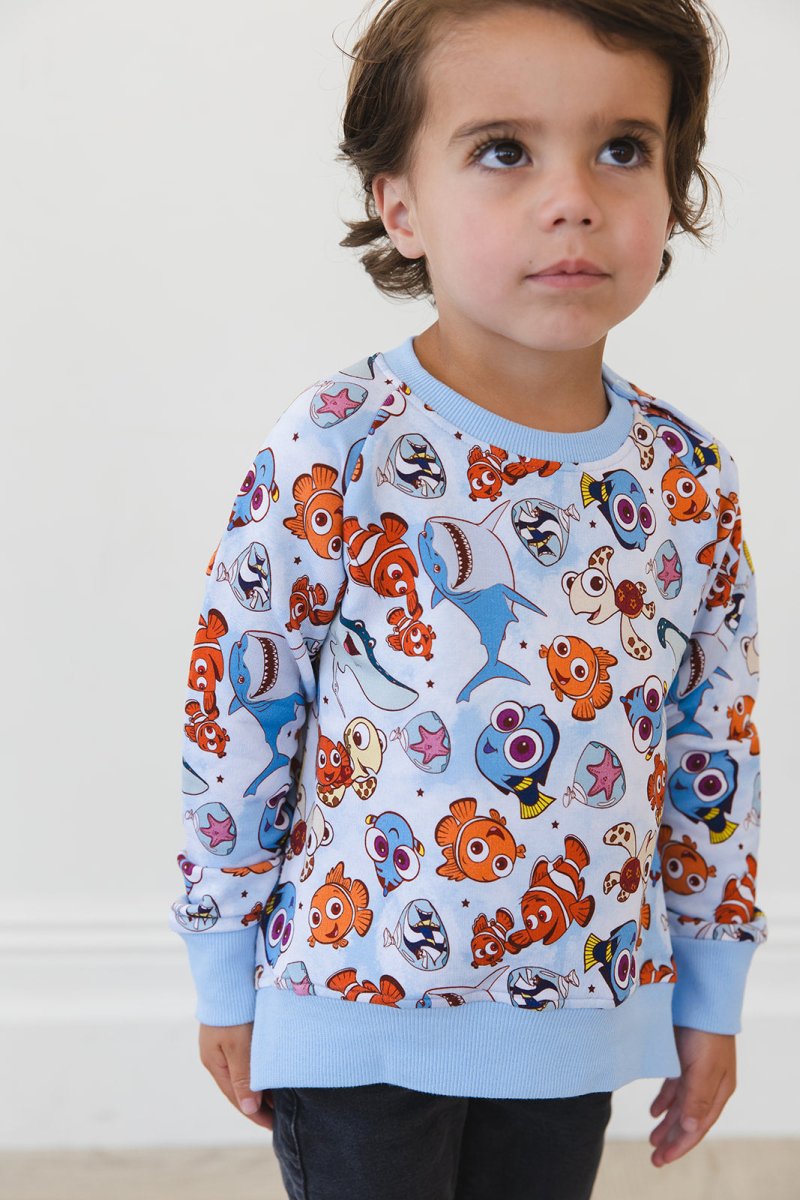 Just Keep Swimming Terry Sweater - scoots