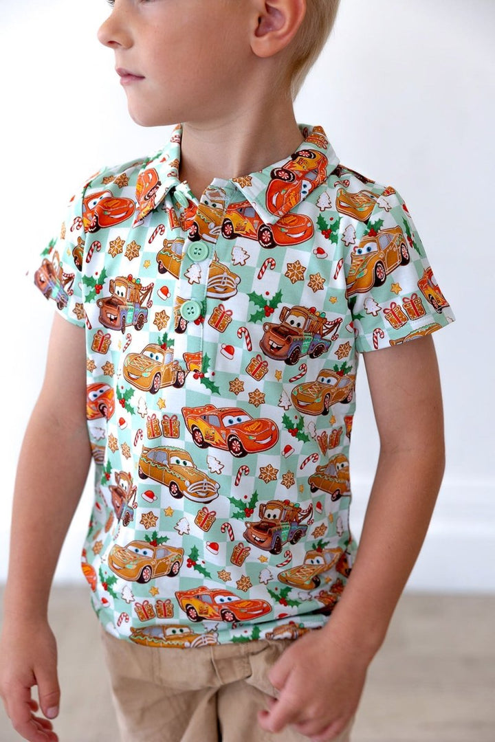 Ka-Chow Christmas Polo Tee - scoots