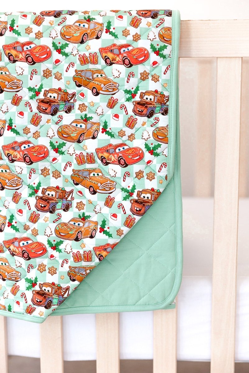 Ka-Chow Christmas Quilted Blanket - scoots