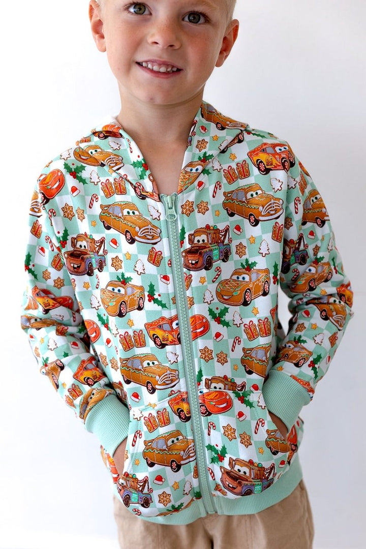 Ka-Chow Christmas Zip Hoodie - scoots