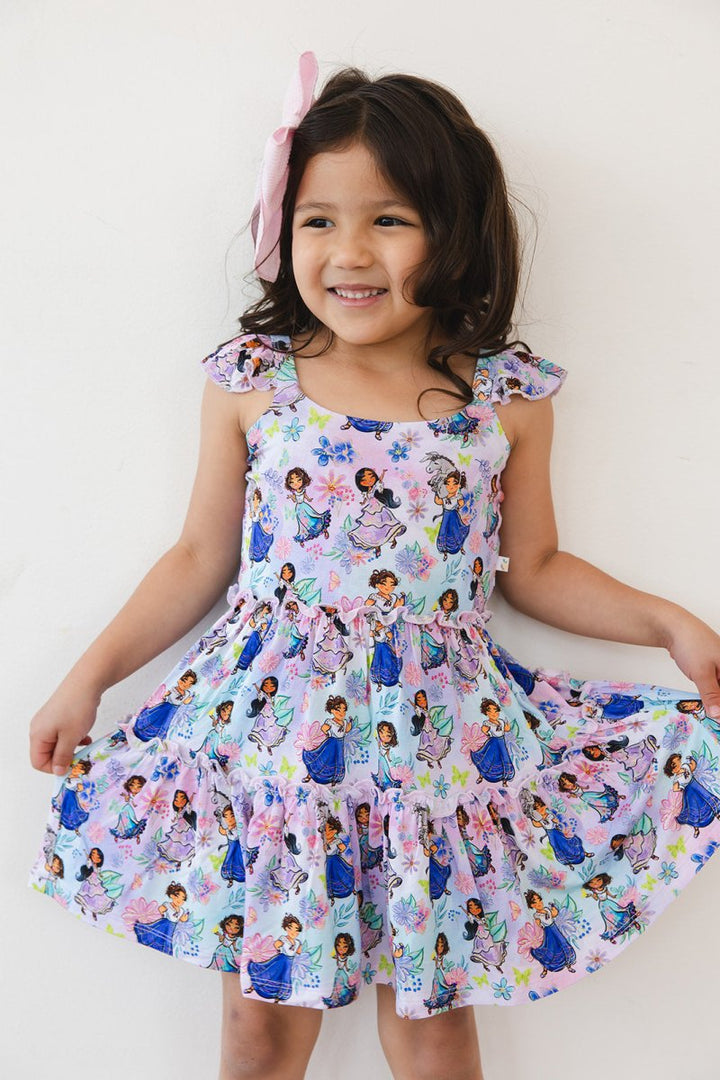 La Familia Flutter Dress (With Shorts) - scoots
