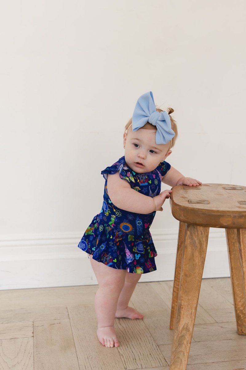 Main Street Twirl Bodysuit Dress - scoots