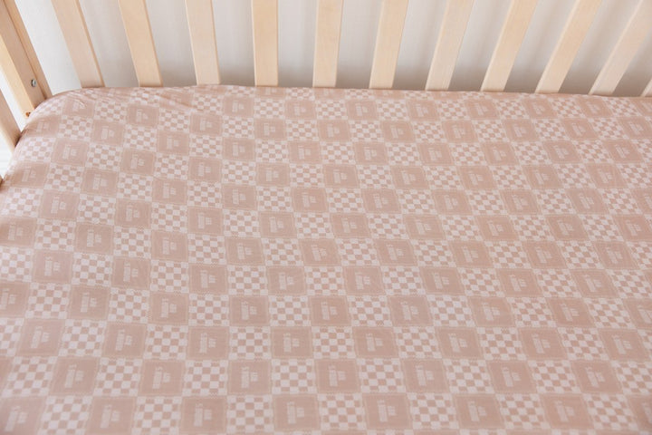 Mama's Boy Crib Sheet - scoots
