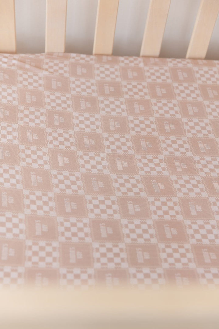 Mama's Boy Crib Sheet - scoots